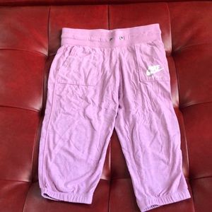 Girls capri nike sweatpants